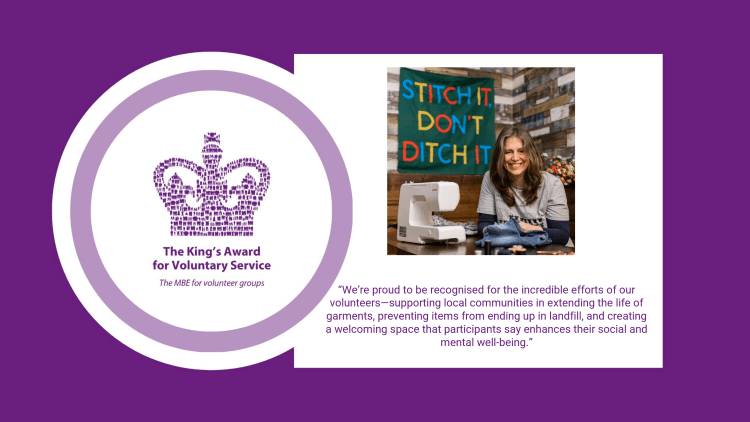 Kings Award for Voluntary Service, Mary Horesh from Ealing Repair cafe