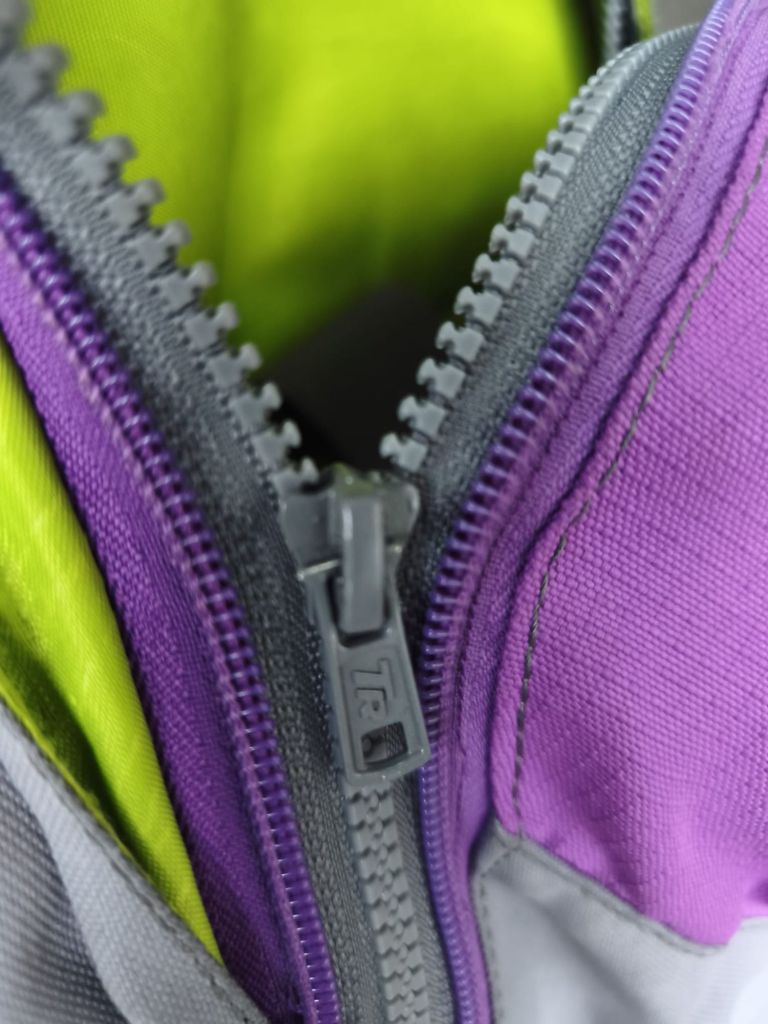 Rucksack with a new piggyback zip attached