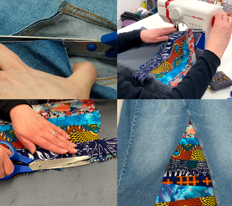 Denim Jeans and offcuts make&nbsp;over