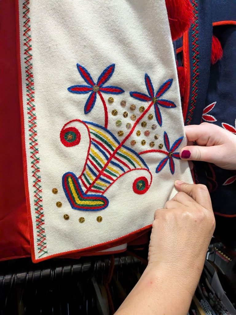 Beautiful traditional Polish embroidery